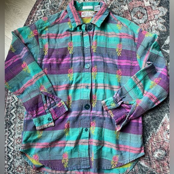 Angelique Imports Vintage Button Down - Picture 1 of 3